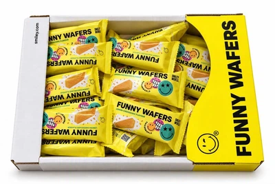 Вафлі Funny Wafers Лимонний чізкейк 400г