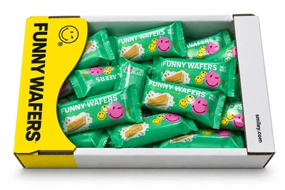 Вафлі Funny Wafers Солодка вата з кактусом 400г