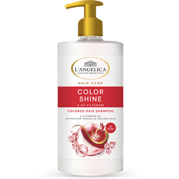Шампунь для окрашенных волос L'Angelica Hair Care Color Shine с витамином B5 и UV-фильтром