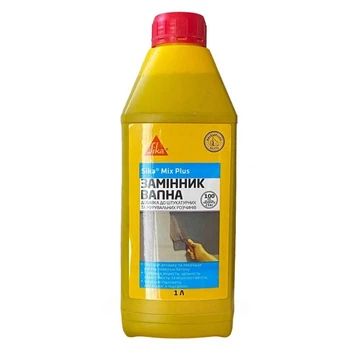 Пластифікуюча добавка Sika SikaMixPlus для розчинів кладок на цементній основі 1 кг