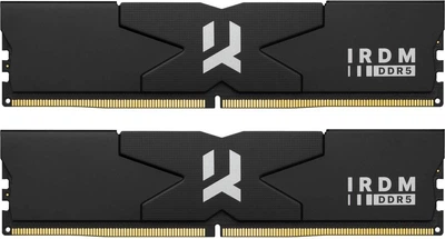 Пам'ять DDR5 32GB 6400MHz PC5-51200 (Kit of 2) Goodram IRDM Black Silver (CL32-38-38-78)