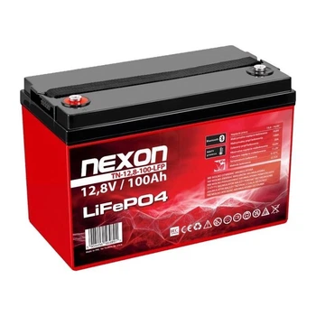 Аккумулятор NEXON TN-12.8-100-LFP LiFePO4 12.8V 100Ah 1280Wh с BMS, Bluetooth и подогревом