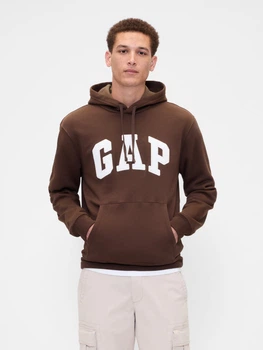 Худі утеплене чоловіче GAP 150231262 L Коричневе (1162963230)