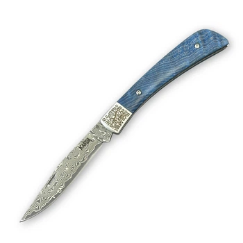 Ніж Складаний KARDA MOLFAR J151 Damascus Blue