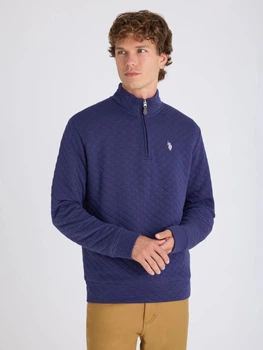 Толстовка на молнии мужская U.S. Polo Assn 11Q0090-E900A(Classic Navy) XL Темно-синяя (786662690192)