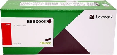 Тонер-картридж Lexmark 55B300K з чипом Black