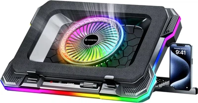 Підставка для охолодження ноутбука Qlab CP950 чорна (8594214660010)