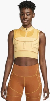 Спортивний топ жіночий Nike Tank Top Court Femme Dri-Fit Air L Жовтий DX0284-795