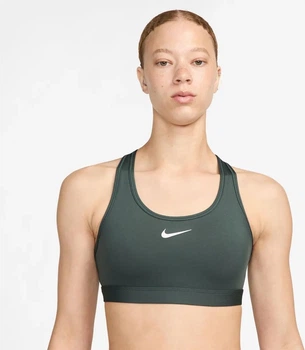 Спортивний топ жіночий Nike Bra Deportivo Swoosh Medium Support S Зелений DX6821-338