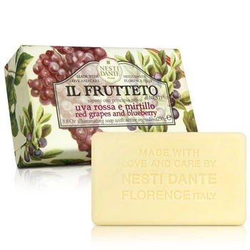 Мило Червоний виноград і чорниця Nesti Dante l Frutteto melograno e ribes nero pomegranante and blackcurrant 250 г