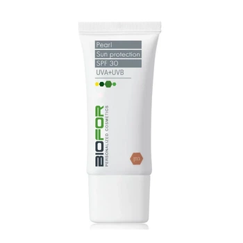 Сонцезахисний крем із тоном Biofor Pearl Sun Protection SPF 30 with Tint бежевий 30 мл