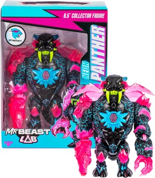 Фігурка Сюрприз Пантера Містер Біст MrBeast Lab Apex Beast Neon Panther Moose Toys 24759
