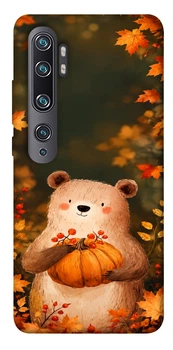 Чехол для Xiaomi Mi Note 10 с принтом Осінній ведмежа