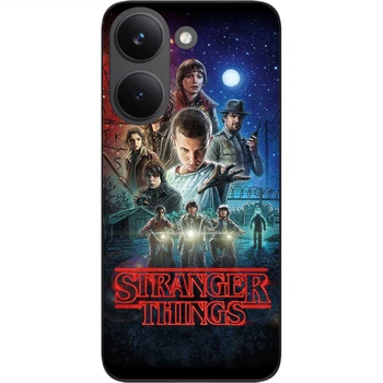 Силиконовый чехол SMTT для Xiaomi Poco X8 Pro 5G с принтом Stranger Things Сила