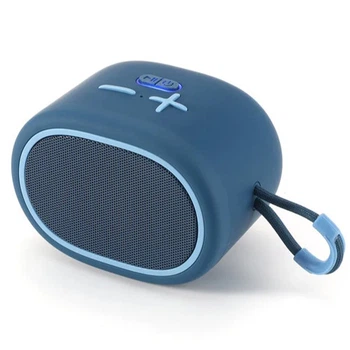 Портативная беспроводная Bluetooth-колонка T&G TG662 5 Вт с FM-радио, AUX, USB, microSD, TWS и громкой связью (500 mAh) Blue