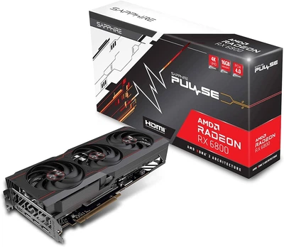 Видеокарта SAPPHIRE PULSE AMD Radeon RX 6800 Gaming OC 16GB GDDR6