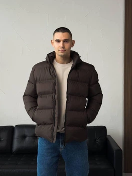 Чоловіча зимова куртка 6643 Madiss 2XL Коричневий