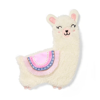 Мягкая шуршащая игрушка для новорожденных Лама Лулу 16×23 см BabyOno 1557/01 розовый