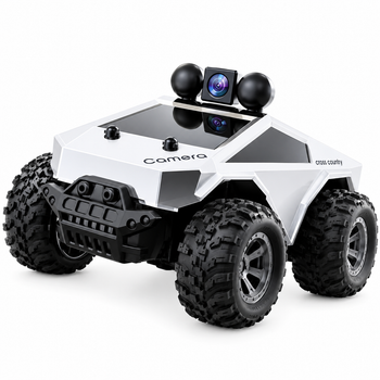 Машинка с камерой на радиоуправлении KFPLAN KF29 RC Pickup Truck 1:28 (Белый, 2.4 GHz)