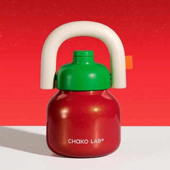 Термобутылка Chako Lab LinLin Pot Christmas Edition красная 1000 мл