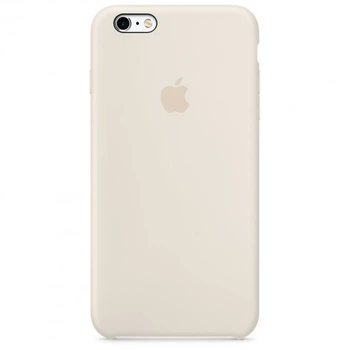 Чехол Silicone case для IPhone 5/5s (019) Antique white бежевый