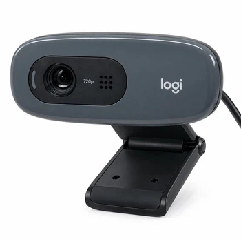 Вебкамера Logitech C270 HD 720p 30 FPS з мікрофоном і шумозаглушенням, USB, темно-сіра