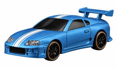 Міні дрифт машинка на радіокеруванні Turbo Racing C63 RC 1/76 drift car + 2 корпуси та підсвічування (блакитний).