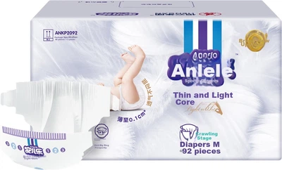 Подгузники Anerle Light Core M (6-11 кг), 92 шт