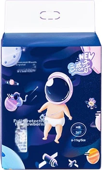 Підгузки Shiyuejiejing All-Protection Newborn Explorer S (4-8 кг), 62 шт (SH1069)