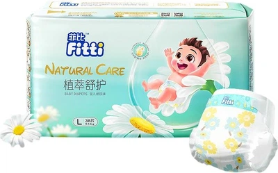 Подгузники Fitti Plant-Based Comfort L, 38 шт