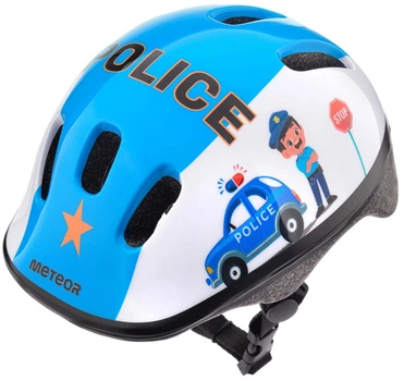 Велосипедний шолом Meteor KS06 Police XS 44-48 см 17442 (5900724069756)