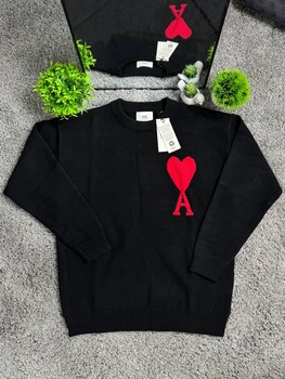 Теплый Свитер Ami Paris Черный M (AMI-SWT-BLK-M)