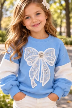 Светрик в’язаний Blue Bow блакитний 140 см