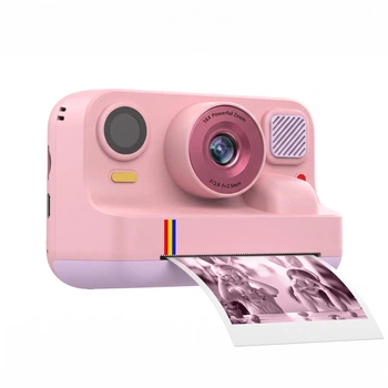 Фотоапарат з миттєвим друком C 78566, селфі, JoyPrinter, 3 рулони паперу, рожевий