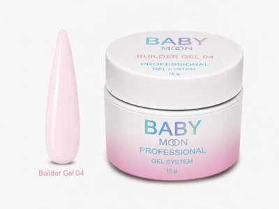 Гель для наращивания моделирующий BABY Moon Builder Gel №04, 15 мл