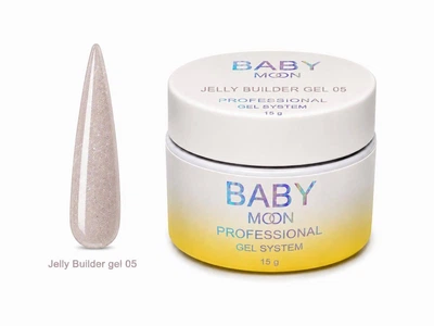 Гель-желе для наращивания ногтей BABY Moon Jelly Builder Gel №05, 15 мл