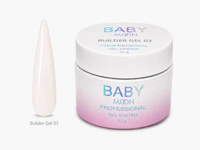 Гель для наращивания моделирующий BABY Moon Builder Gel №03, 15 мл