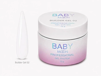 Гель для наращивания моделирующий BABY Moon Builder Gel №02, 15 мл