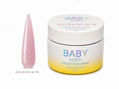 Гель-желе для наращивания ногтей BABY Moon Jelly Builder Gel №06, 15 мл