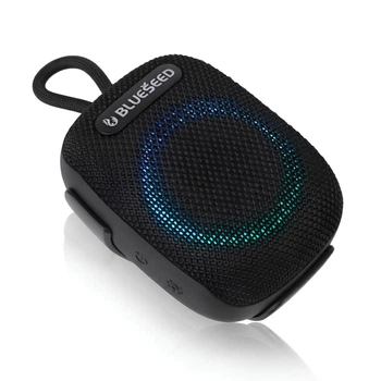 Портативная Bluetooth-колонка Blueseed BS-296, RGB-подсветка, IPX7, крепление на велосипед, черная
