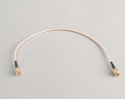 Пигтейл (переходник) SMA-male (штырь) - SMA-male (штырь), кабель RG-316 25 см