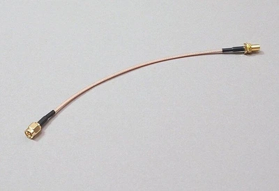 Пигтейл (переходник) SMA-male (штырь) - RP SMA реверсивный (штырь), кабель RG-316 20 см