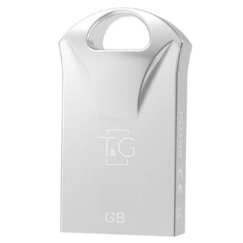 Флеш накопичувач USB 64Gb T&G Metal TG106, Silver, USB 2.0 (TG106-64G)