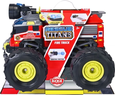Пожежна машина Dickie Rescue Titans зі світлом (4006333106255)