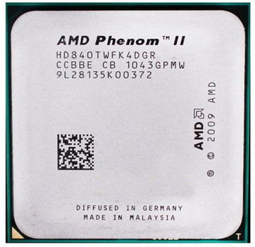 Процесор AMD Phenom II X4 840 Socket AM3 (HDX840WFK42GM) Б/В