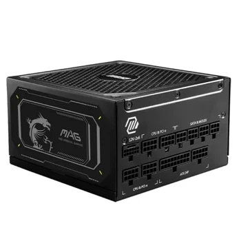 Блок живлення 1000 Вт, MAG A1000GL PCIE5 II, Black, модульний, 80+ Gold MSI (2000003656424)