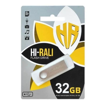 Флешка USB 32GB HI-RALI Shuttle сірий