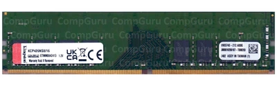 Оперативная память для ПК Kingston DDR4 16GB 2666MHz UDIMM PC4-2666 (KCP426NS8/16)