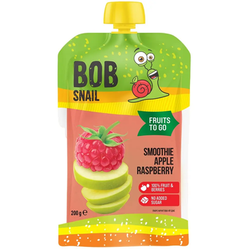 Пюре фруктове Bob Snail Смузі Яблуко-Малина пастеризоване 200г