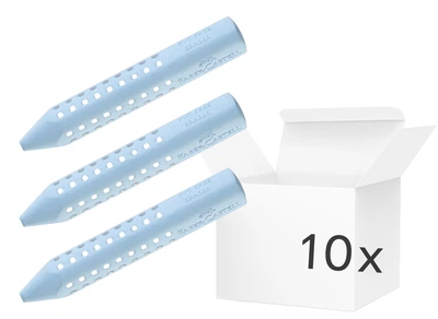 Набір гумок Faber-Castell Grip 2001 Sky Blue 10 шт (4005400357552)